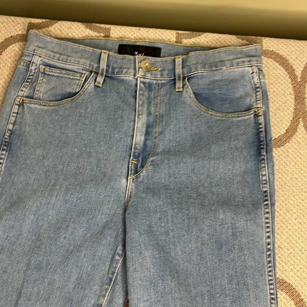 3x1 Claudia Mid-Rise Stretch Slim Cropped Jeans blue jeans - Picture 9 of 14